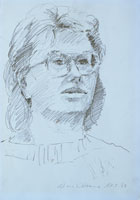 Hanne 01, Portrait, Pastell